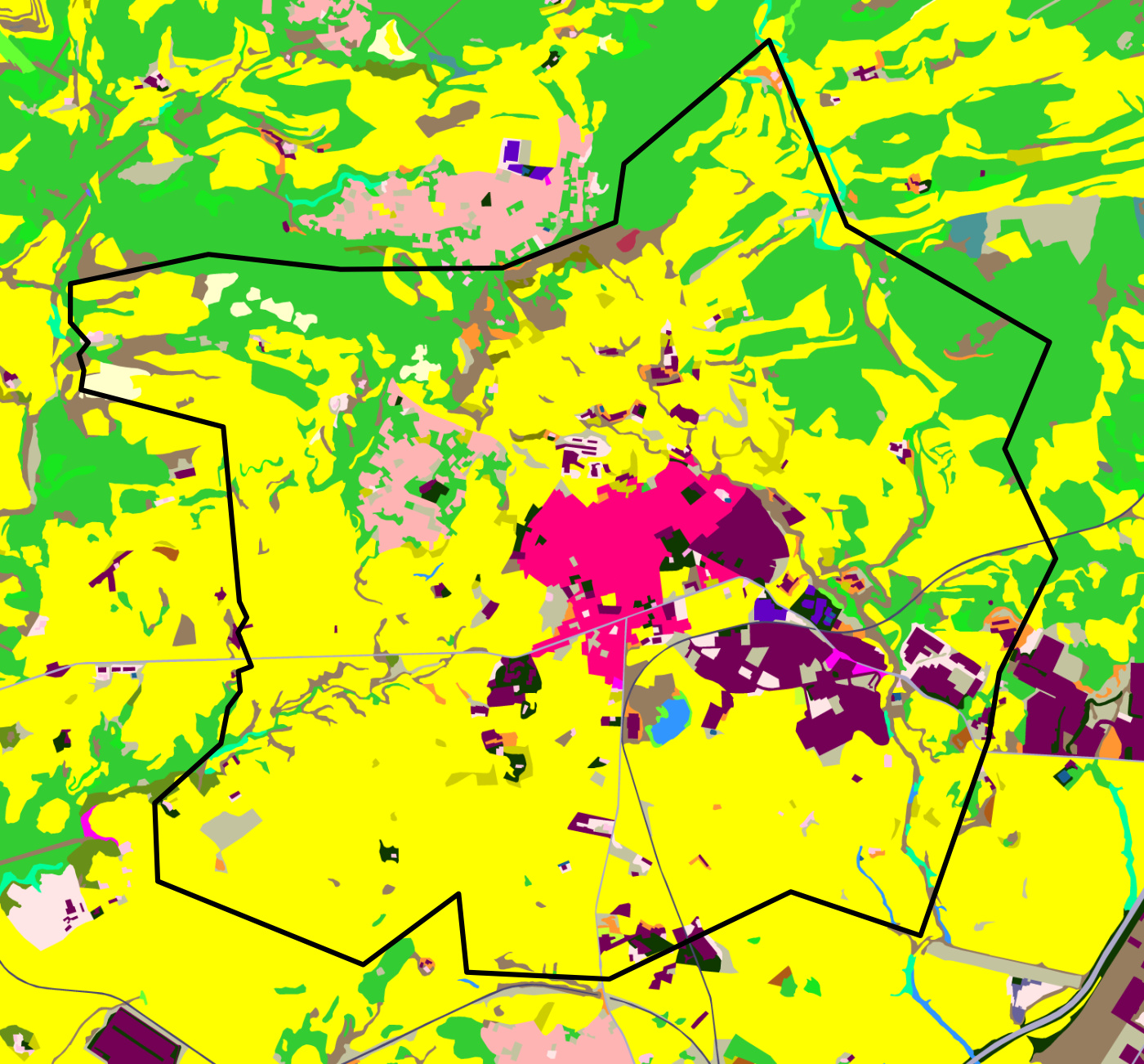 mapa d'usos del sòl